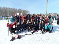Гимназисты вышли на «Лыжню России»