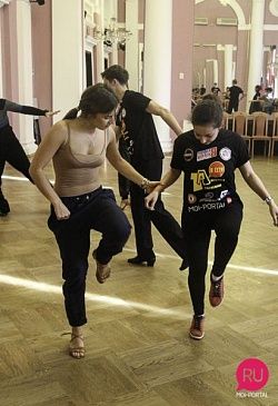 Танцевальная лихорадка в сети 2013 - репетиция.
