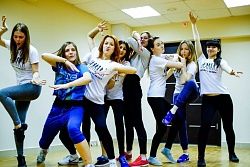 Мастер-класс по хореографии для участниц "Королева ТюмГАСУ 2014"