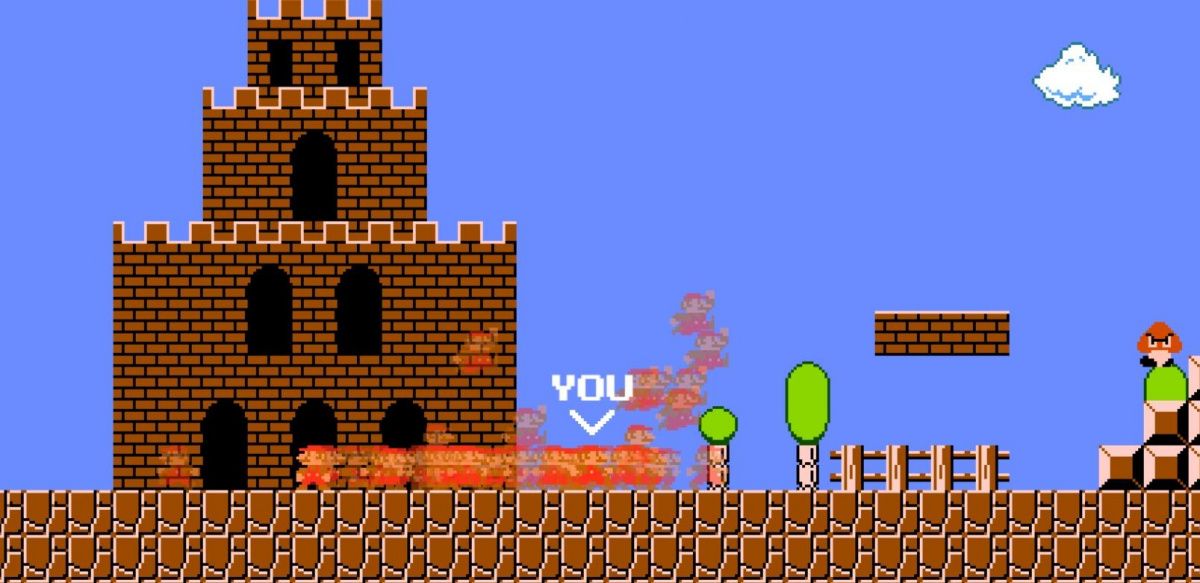 Прошлое модернизировано! Теперь играть в Super Mario может до ста человек одновременно Прошлое модернизировано! Теперь играть в Super Mario может до ста человек одновременно