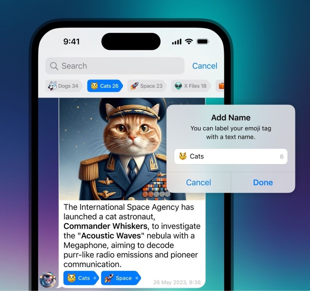 Telegram представил первое крупное обновление в 2024 году