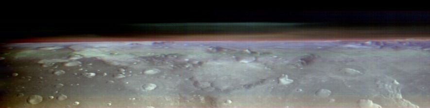 NASA показало снимки горизонта Марса
