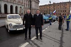 Автопробег «Победа одна на всех» в городе Герое Ленинград
