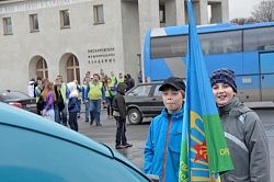 Автопробег «Победа одна на всех» в городе Герое Ленинград
